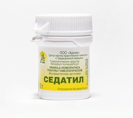 Гранулы гомеопатические «Седатил»10гр.