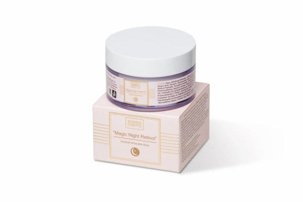 Ночной крем для лица «Magic Night Retinol» для лица и шеи «Волшебное Озеро» 50мл.