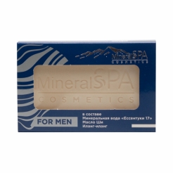 Мыло «MineralSPA cosmetics» FOR MAN на основе минеральной воды "Ессентуки №17" Масло Ши и Иланг-иланг 120 г.
